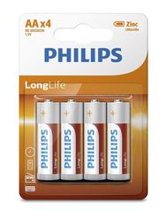 Батарейка AA Philips R6L4B/10 ( 4 штуки ) (501635)