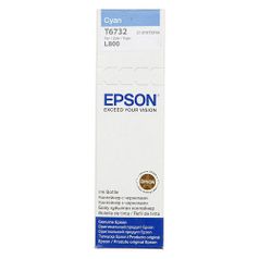 Картридж Epson T6732, голубой / C13T67324A (643653)