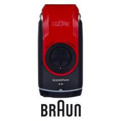 Электробритва BRAUN M60r, черный и красный (870468)