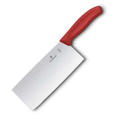 Нож кухонный Victorinox Swiss Classic (6.8561.18G) стальной сантоку лезв.180мм прямая заточка красны (1415188)