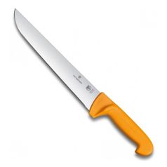 Нож кухонный Victorinox Swibo (5.8441.25) стальной лезв.250мм прямая заточка желтый (1416031)