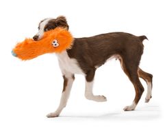 плюшевая Zogoflex Игрушка плюшевая для собак Zogoflex Rowdies Custer 10 см оранжевая (1280)