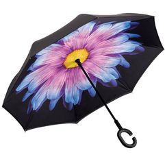 Зонт Suprella Pro Premium Black-Sky Flower (389960)