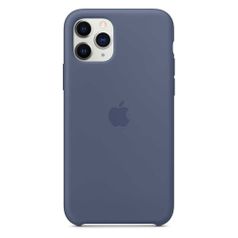 Чехол (клип-кейс) Apple Silicone Case, для Apple iPhone 11 Pro Max, синий [mx032zm/a] (1179052)