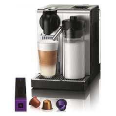 Капсульная кофеварка DELONGHI Nespresso Latissima EN 750.MB Pro, 1400Вт, цвет: серебристый [0132192223] (931671)