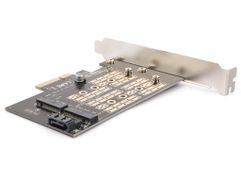 Контроллер AgeStar AS-MC02 PCI-E - M.2 SATA SSD / M.2 NVME SSD (719111)