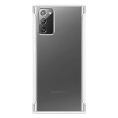 Чехол (клип-кейс) Samsung Clear Protective Cover, для Samsung Galaxy Note 20, белый [ef-gn980cwegru] (1402962)