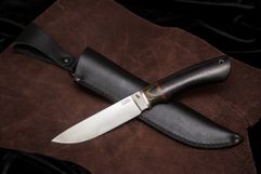 Нож из стали Х12МФ «Тайга», рукоять: Притин дюраль, вставка микарта, граб (9167)