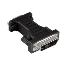 Адаптер DVI HAMA H-34623, VGA (f) - DVI (m), 0.05м, блистер, черный [00034623] (337623)