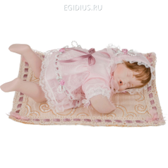 Фарфоровая кукла"младенец" с мягконабивным туловищем длина=30 см.  (7824)