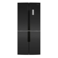 Холодильник MAUNFELD MFF182NFSB, двухкамерный, черный (1444191)
