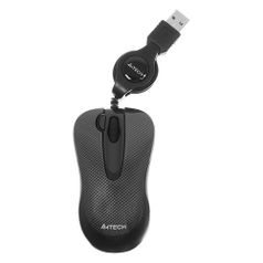 Мышь A4TECH V-Track Padless N-60F, оптическая, проводная, USB, темно-серый [n-60f-2] (613831)