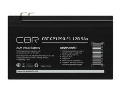 Аккумулятор для ИБП CBR VRLA CBT-GP1290-F1 12V 9Ah клеммы F1 1805046 (826149)