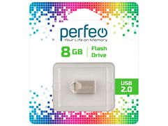 USB Flash Drive 8Gb - Perfeo M10 Metal Series PF-M10MS008 (828405)