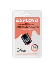USB Flash Drive 64Gb - Exployd 640 2.0 EX-64GB-640-Black (810988)