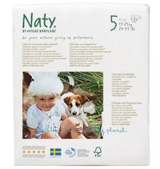 Подгузники Naty размер 5 (11-25кг) в упаковке 23 штуки