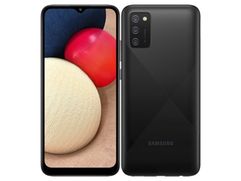Сотовый телефон Samsung SM-A025F Galaxy A02S 3/32Gb Black Выгодный набор + серт. 200Р!!! (809838)