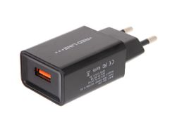Зарядное устройство Red Line NQC1-3A Tech USB QC 3.0 Black УТ000015768 (577517)