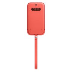 Чехол (футляр) Apple Leather Sleeve with MagSafe, для Apple iPhone 12 Pro Max, розовый цитрус [mhyf3ze/a] (1440539)