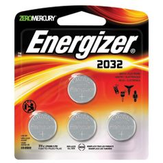 Батарейка CR2032 - Energizer Lithium CR2032 3V (4 штуки) E300830102 / 24997 (370988)
