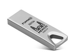 USB Flash Drive 32Gb - Fumiko Mexico USB 2.0 Silver FMX-04 (861976)