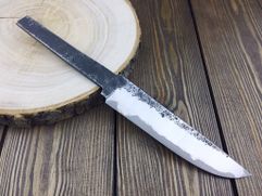 Клинок ручной ковки № 34 из ламинированной дамаской стали для изготовления ножа