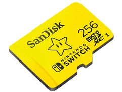 Карта памяти 256Gb - SanDisk MicroSDXC для Nintendo Switch SDSQXAO-256G-GNCZN (656666)