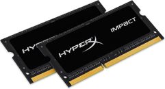 Модуль памяти HyperX Impact DDR3L SO-DIMM 1600MHz PC3-12800 CL9 - 16Gb KIT (2x8Gb) HX316LS9IBK2/16 (151360)