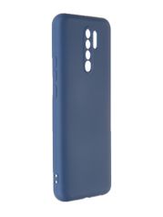 Чехол Krutoff для Xiaomi Redmi 9 Silicone Case Blue 12509 (817592)