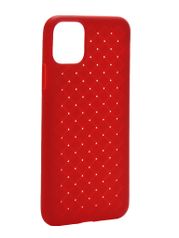 Чехол Krutoff для APPLE iPhone 11 Pro Max Silicone Red 12129 (680795)