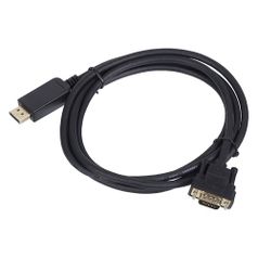 Кабель 1.1v, DisplayPort (m) - VGA (m), GOLD , 2м, черный (1147346)
