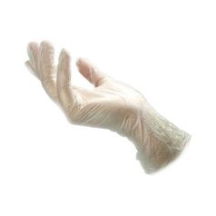 Перчатки неопудренные одноразовые, размер: M, винил, 100шт, цвет прозрачный (1451985)