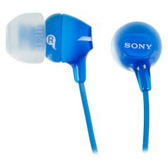Наушники Sony MDR-EX15LP, 3.5 мм, вкладыши, голубой [mdrex15lpli.ae] (929945)