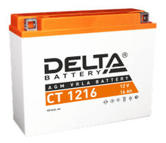 Аккумулятор Delta Battery CT1216 (45205)