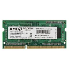 Модуль памяти AMD R534G1601S1S-UGO DDR3 - 4ГБ 1600, SO-DIMM, OEM (924896)