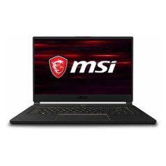 Ноутбук MSI GS65 Stealth 9SG-641RU, 15.6", IPS, Intel Core i7 9750H 2.6ГГц, 32Гб, 2Тб SSD, nVidia GeForce RTX 2080 MAX Q - 8192 Мб, Windows 10, 9S7-16Q411-641, черный (1146966)