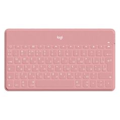 Клавиатура Logitech Keys-To-Go, USB, беспроводная, розовый [920-010122] (1513843)