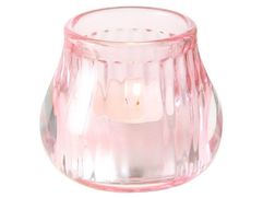 Подсвечник под чайную свечу Омский свечной Элисон 7x8cm Light Pink 1016387 (805807)
