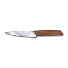 Нож кухонный Victorinox Swiss Modern (6.9010.15G) стальной разделочный лезв.150мм прямая заточка дер (1185263)