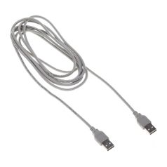 Кабель USB2.0 BURO USB A(m) - USB A(m), 3м, блистер, серый [bhp ret usb_am30] (485543)