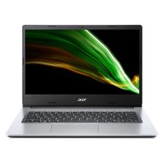 Ноутбук Acer Aspire 1 A114-33-P8G2, 14", Intel Pentium Silver N6000 1.1ГГц, 4ГБ, 128ГБ eMMC, Intel UHD Graphics , Eshell, NX.A7VER.009, серебристый (1439564)