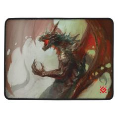 Коврик для мыши Defender Dragon Rage M, XL, черный/красный [50558] (1401245)