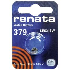 Батарейка R379 - Renata SR521SW (1 штука) (193352)