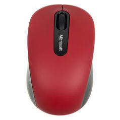 Мышь Microsoft Mobile 3600, оптическая, беспроводная, красный и черный [pn7-00014] (336974)