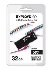 USB Flash Drive 32Gb - Exployd 580 EX-32GB-580-Black (291021)