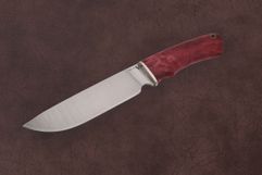 Нож из стали Vg-10 «Лорд», рукоять: мельхиор,стаб береза (9192)
