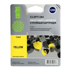 Картридж Cactus CS-EPT1284, желтый / CS-EPT1284 (690142)