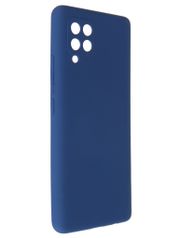 Чехол Pero для Samsung A42 Liquid Silicone Blue PCLS-0045-BL (854539)