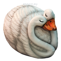 Камень декоративный (Лебеди) (25480)