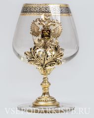 Подарочный бокал для коньяка "Россия" (художественное литье) (122776)